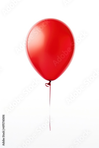 A vibrant red balloon with a string attached. Perfect for adding a pop of color and whimsy to any design