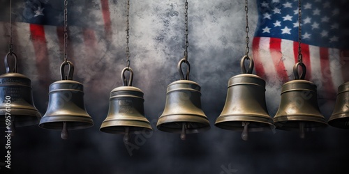 Freedom Bells representing the call for liberty and justice. photo