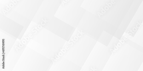 White wave line futuristic high technology triangle paper background. White abstract Modern gray flowing wave lines and glowing moving lines. Geometric minimal digital high-technology background.