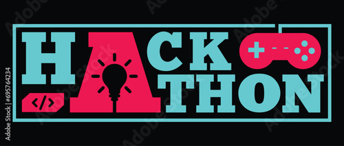 Hackathon or Information Technology Idea Competition or Coding Competition Logo