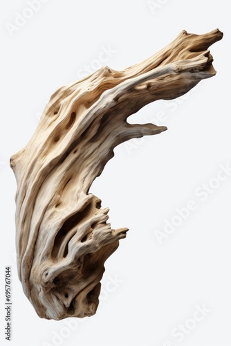 A detailed view of a piece of drift wood. Perfect for nature-themed designs or beach-related projects