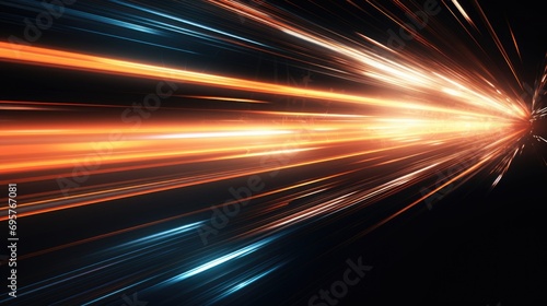 A blurry image of a train traveling through a tunnel. Perfect for conveying movement and speed. Ideal for transportation or technology-related projects