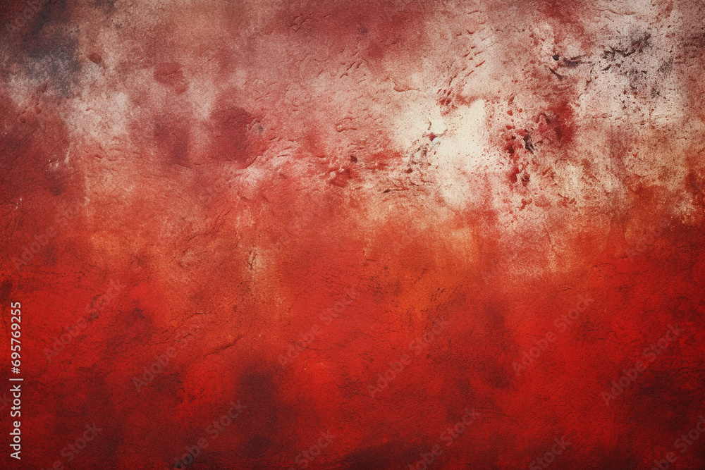 Explore textured red backdrop with grunge and grain. Captivating shades of crimson perfect for dynamic visual compositions