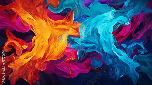Abstract digital colorful background
