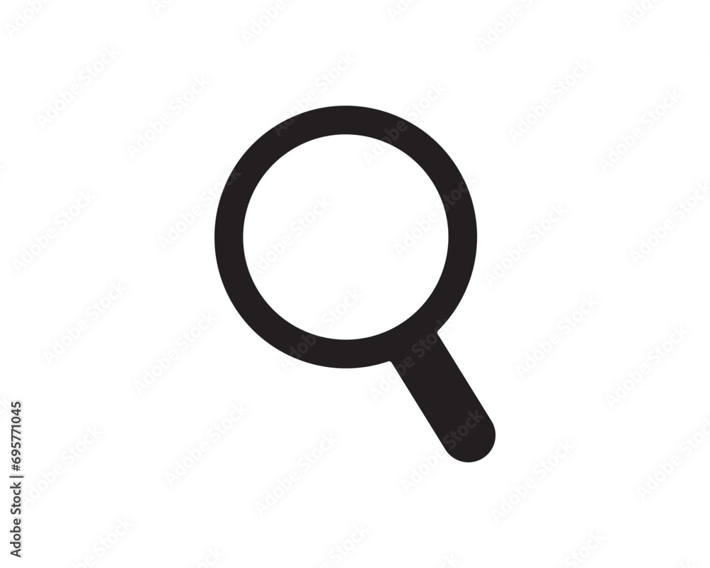 Magnifying glass magnifier search icon vector design symbol illustration. Magnifying glass magnifier search icon vector design symbol illustration.