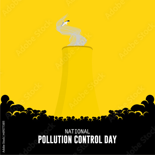 National Pollution Day vector illustration
