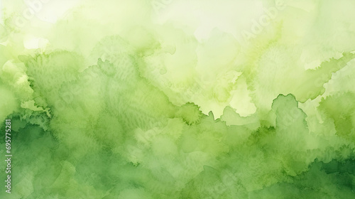 Abstract moss green watercolor background