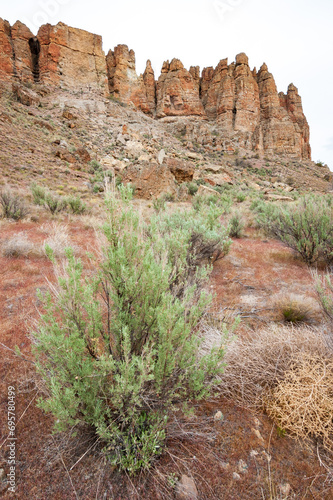 The Clarno Palisades Unit of John Day Fossil Beds National Monument photo