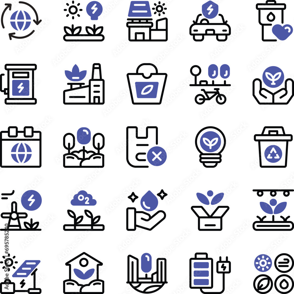 Eco Friendly Icons