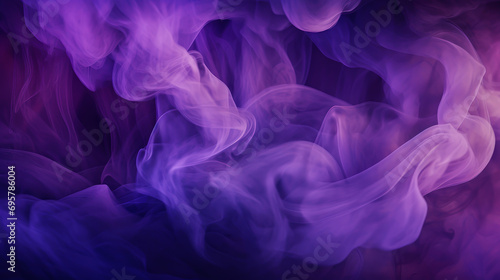 Beautiful luxury creative 3D modern abstract neon background consisting of purple pink blue smoke in futuristic style, copy space.