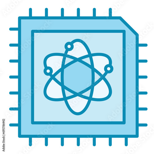 Quantum Processor Icon