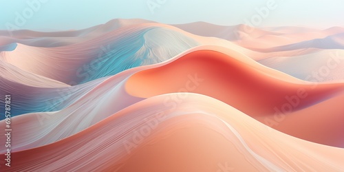 Desert landscape, abstract wavy texture background © Slanapotam