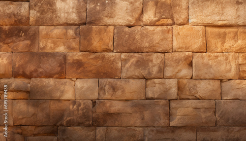 close-up ancient  stone wall