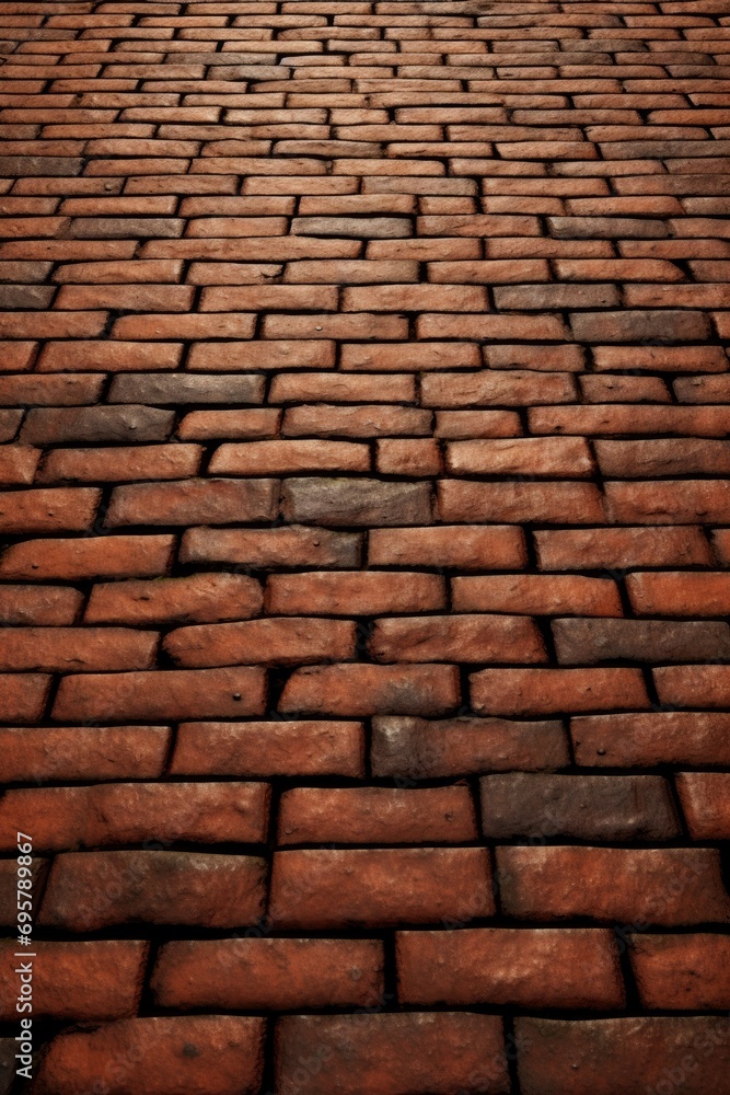 Brick floor background Brick floor background