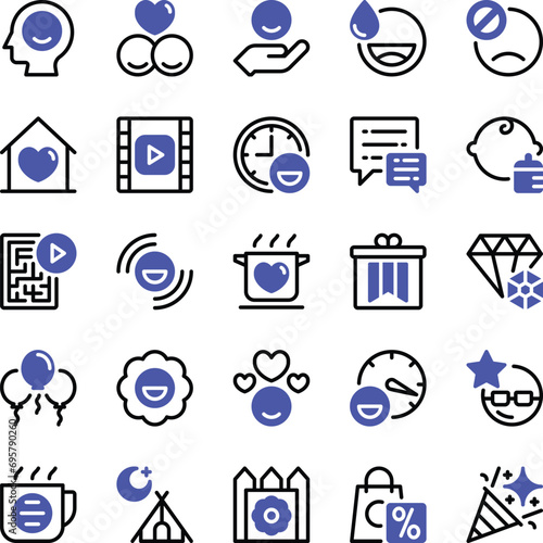 Happiness Icons