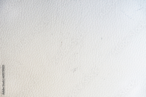 Close up white leather texture 