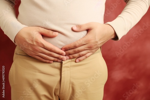 Wallpaper Mural Man suffering from stomach ache Torontodigital.ca