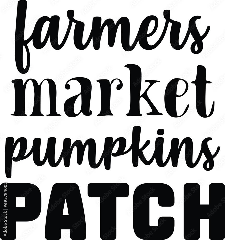 farmers market pumpkin patch svg