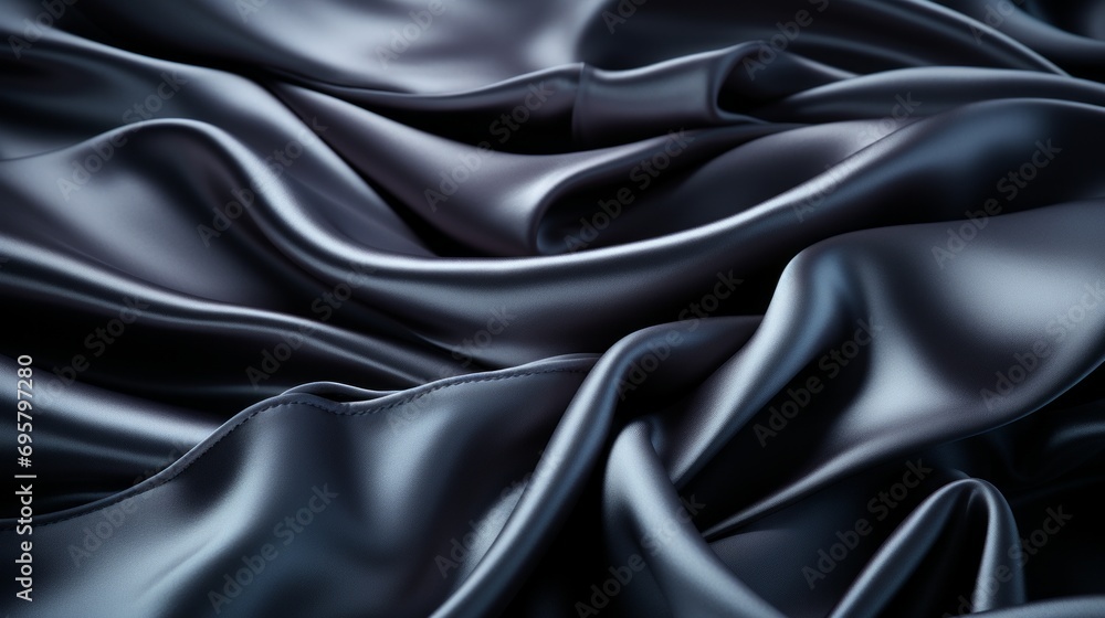 A seductive sheen emanates from the sleek satin fabric, beckoning to be draped and adorned as luxurious clothing A seductive sheen emanates from the sleek satin fabric, beckoning to be draped and adorned as luxurious clothing