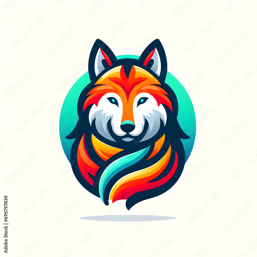A Sophisticated and Elegant Wolf: The Logo that Combines High-Quality Craftsmanship and Modern Aesthetic A Sophisticated and Elegant Wolf: The Logo that Combines High-Quality Craftsmanship and Modern Aesthetic