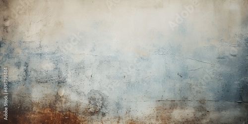 Grunge washed rust and blue natural wall texture background  Blue grunge old background  Blue grunge old background  generative AI   