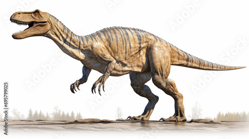 Abelisaurus isolated on white © Binary Studio