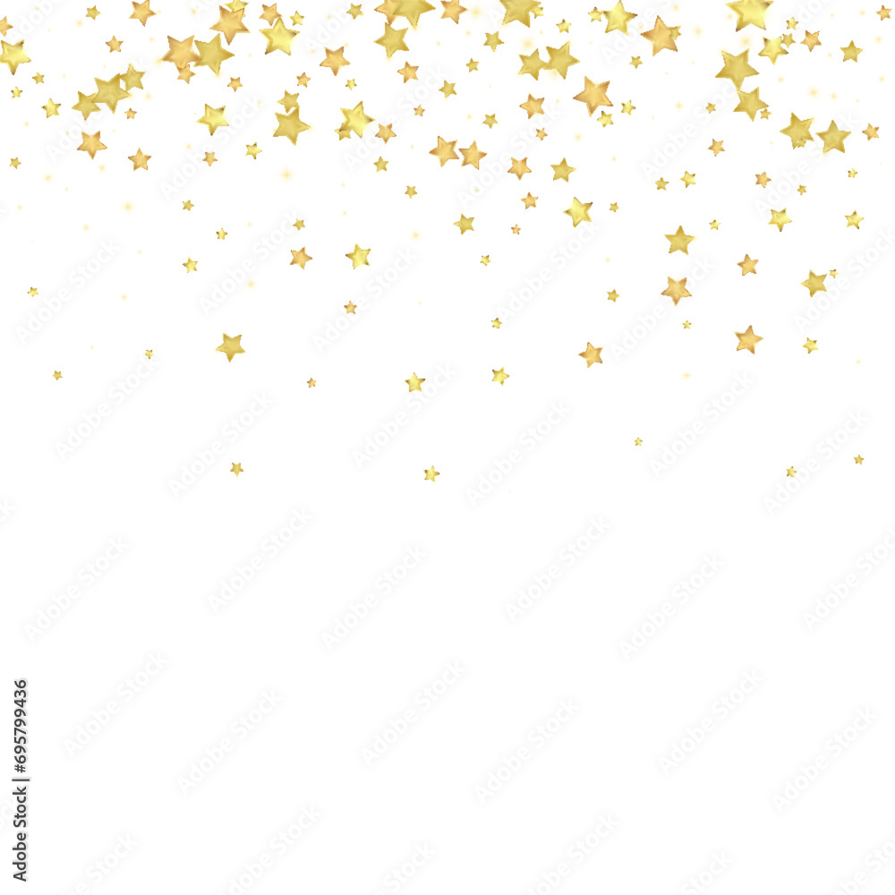 Magic stars vector overlay. Gold stars scattered Magic stars vector overlay. Gold stars scattered