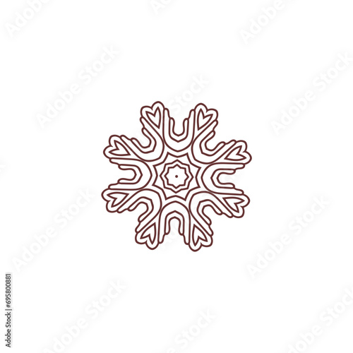 set of mandala poses in brown brown