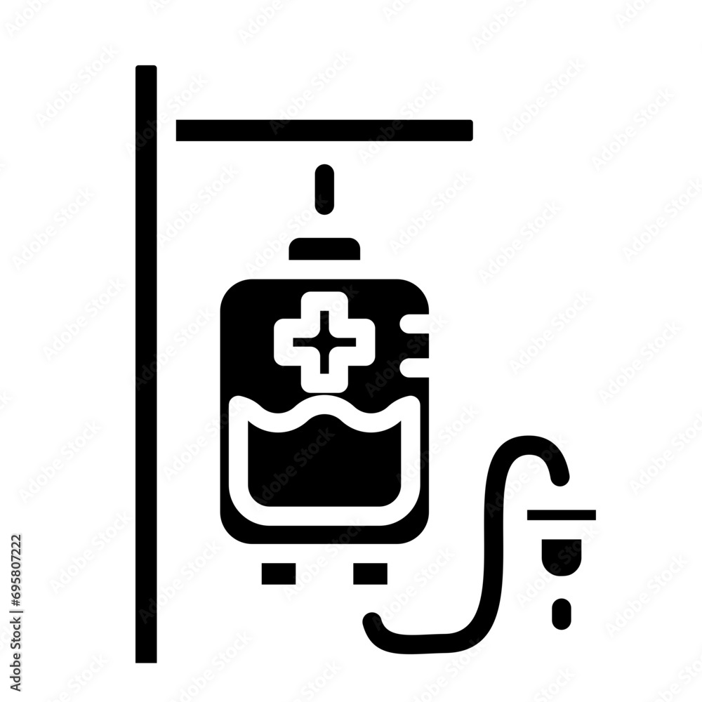 Fototapeta premium Blood Bag Icon