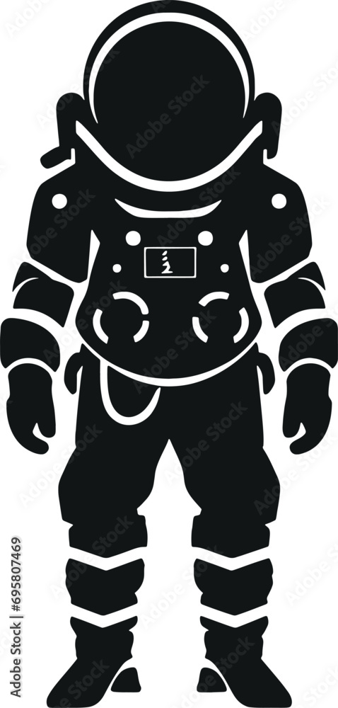Minimalistic Astronaut Vector Glyph: Embrace Simplicity with this Stunning Flat Design Minimalistic Astronaut Vector Glyph: Embrace Simplicity with this Stunning Flat Design