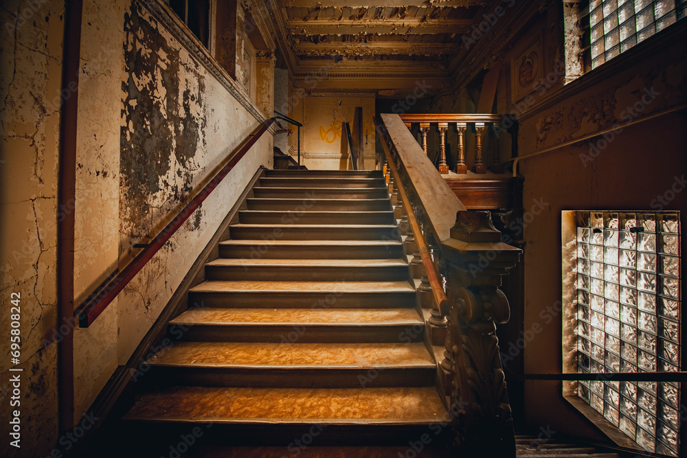 Obraz premium The abandoned old castle