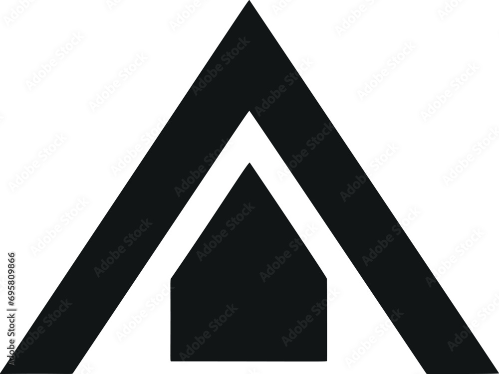 Sleek and Simple: Explore the Minimalistic House Vector Glyph Flat Artwork Sleek and Simple: Explore the Minimalistic House Vector Glyph Flat Artwork