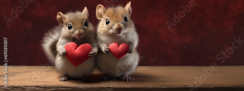 hamster, red, heart, love, Valentine's Day © Ceric Jasmina 