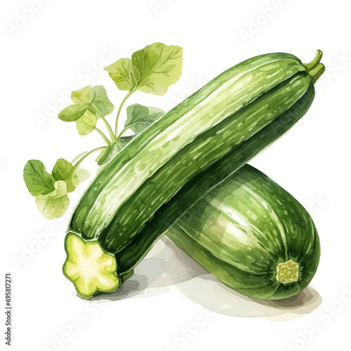 zucchini, vegetable, food, isolated, green, healthy, fresh, squash, white, courgette, marrow, vegetarian, organic, raw, ingredient, object, vegetables, ripe, agriculture, diet, cucumber, freshness, nu