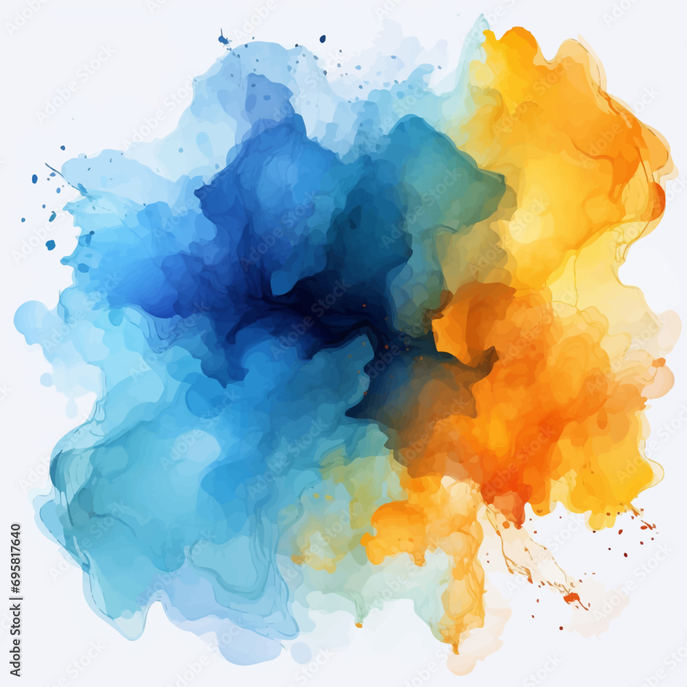 watercolor, paint, art, color, texture, grunge, design, ink, water, colorful, paper, splash, painting, artistic, illustration, pattern, vector, yellow, brush, wallpaper, blue, drawing, decoration, sta