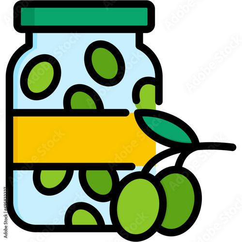 Olive Jar Icon