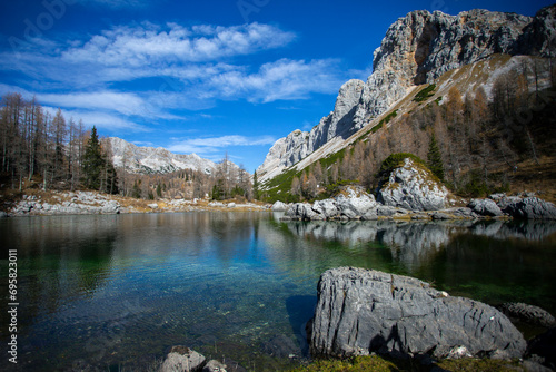 Triglav lakes in Slovenia landscape