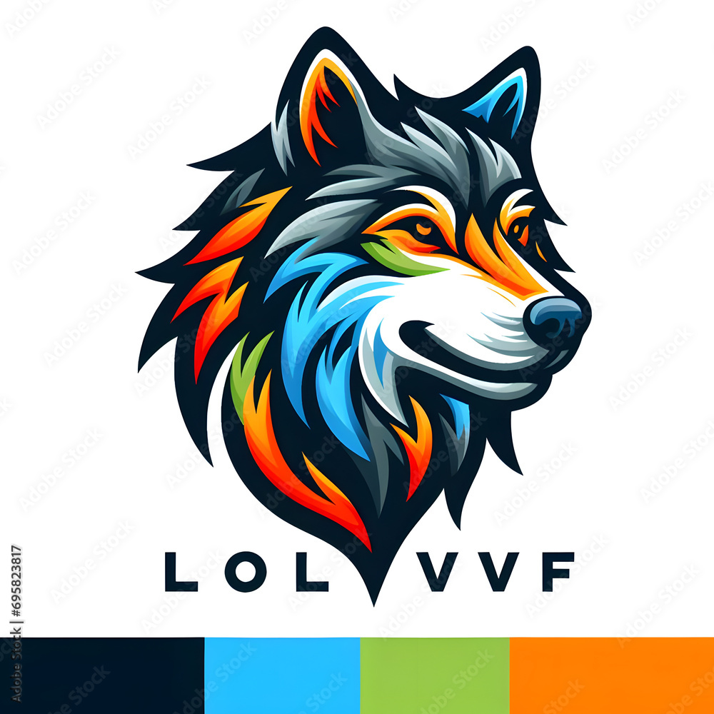 A Sophisticated and Elegant Wolf: The Logo that Combines High-Quality Craftsmanship and Modern Aesthetic A Sophisticated and Elegant Wolf: The Logo that Combines High-Quality Craftsmanship and Modern Aesthetic