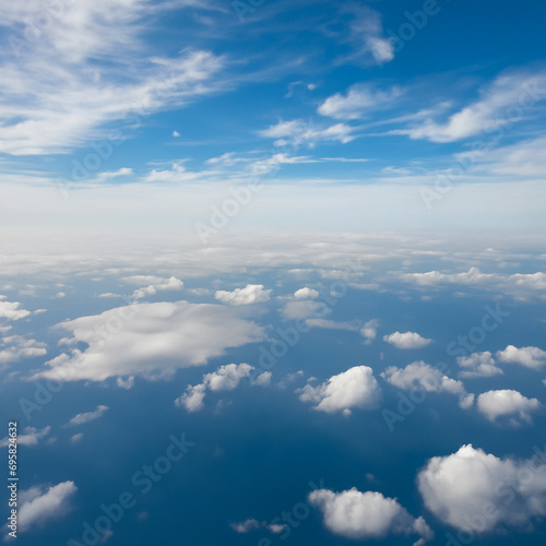 clouds over the blue sky © ethgazer