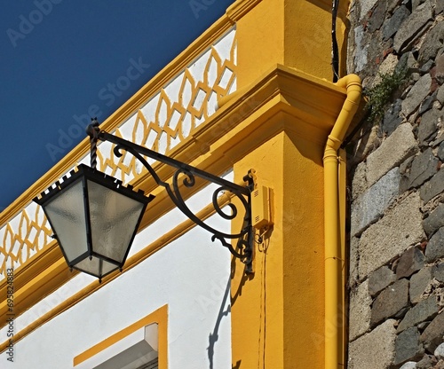 Typical architectural style elements in the Alentejo region in Portugal