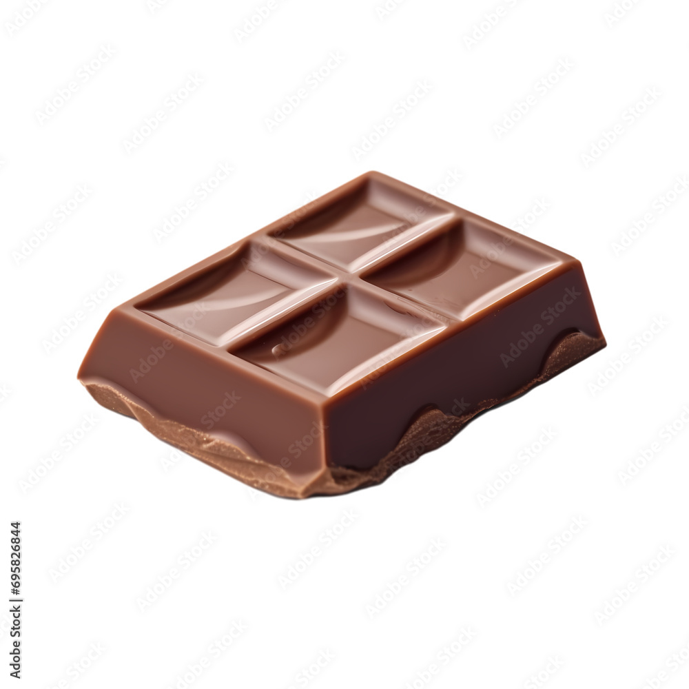 Chocolate bar isolated on transparent background Chocolate bar isolated on transparent background