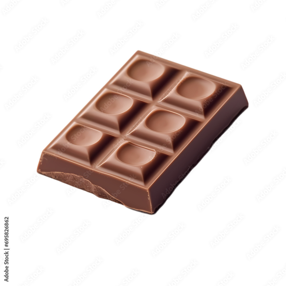 Chocolate bar isolated on transparent background Chocolate bar isolated on transparent background