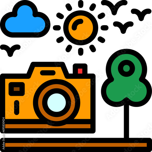 Travel vlog Icon