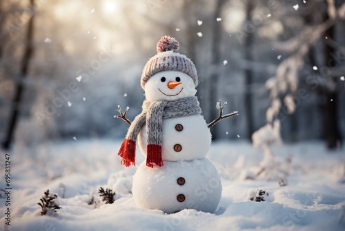 Snowman in the Snow © MiraCle72