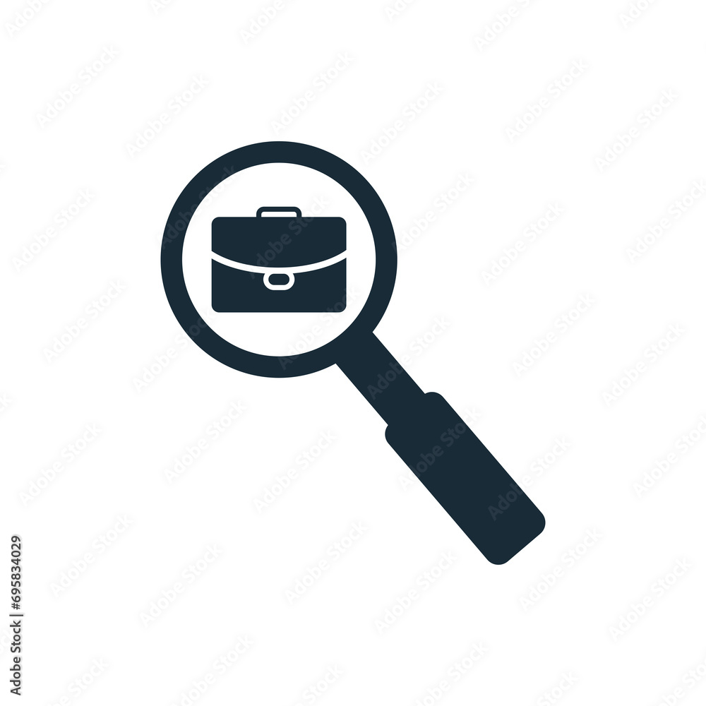 Search Job Vacancy Icon Design Template Elements Search Job Vacancy Icon Design Template Elements