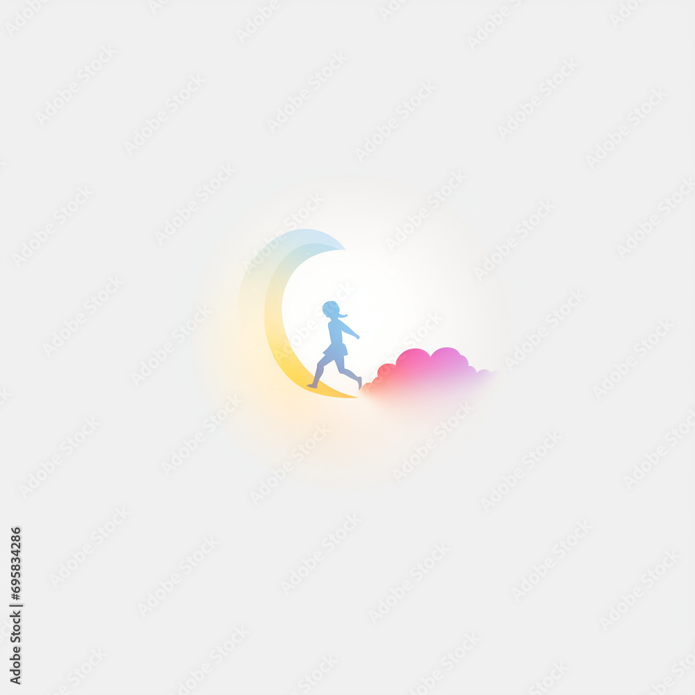 Minimalist and Modern Logo Design Featuring a Child: Elegant and Contemporary Graphic Art Minimalist and Modern Logo Design Featuring a Child: Elegant and Contemporary Graphic Art