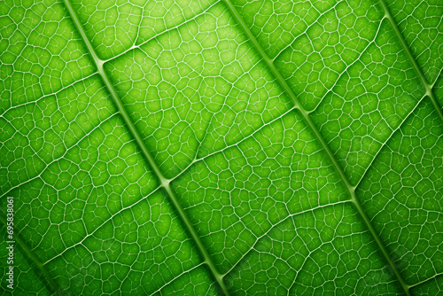 Close up of fresh green leaf texture. Macro photography. Greenery background in garden with copy space using as background. Natural background texture. 