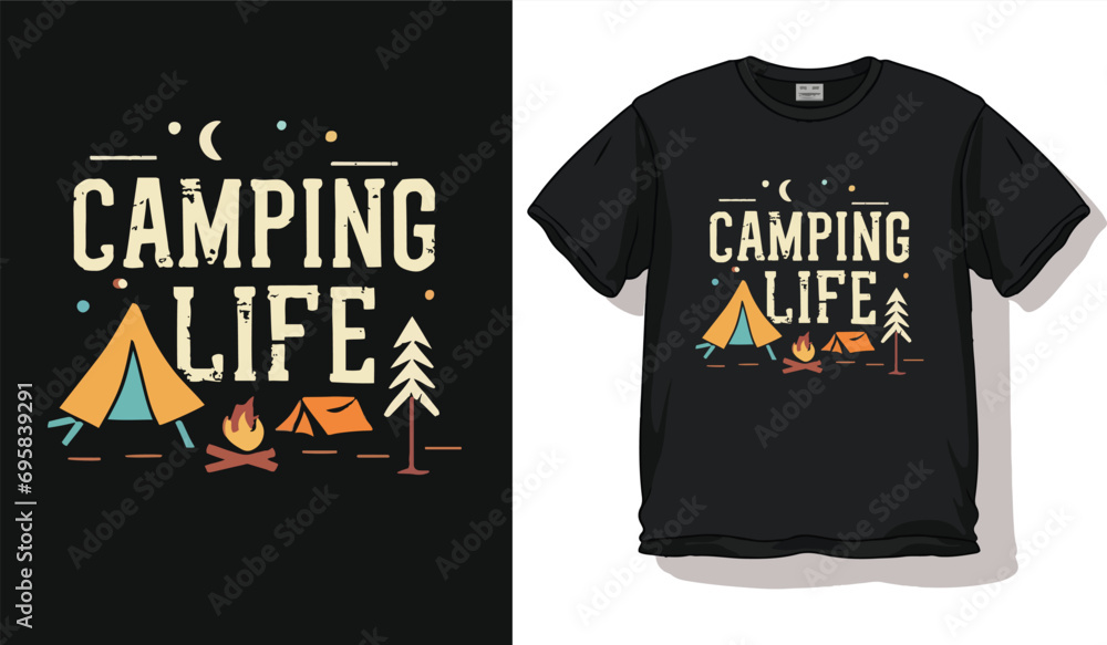 summer Camping Hiking Mountain men women t shirt design with a background summer Camping Hiking Mountain men women t shirt design with a background