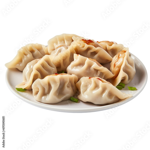 Dumplings isolated on transparent background
