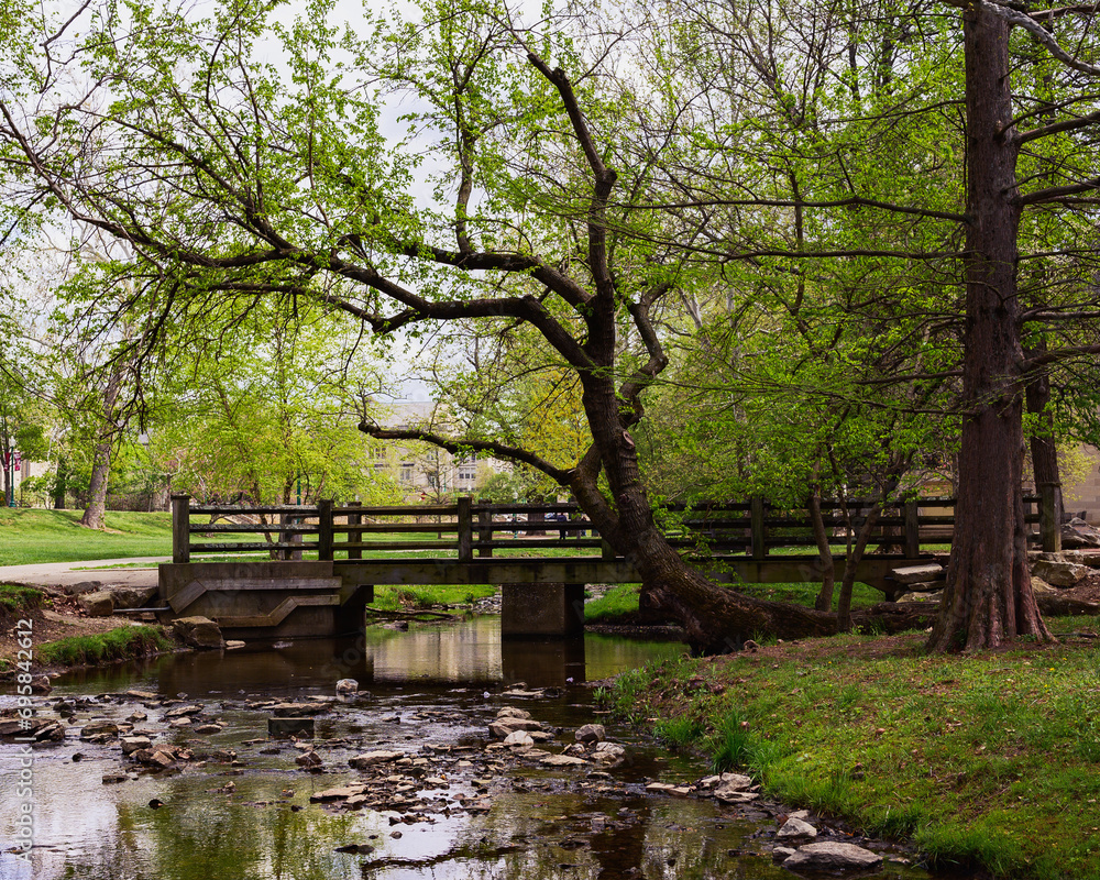 Indiana University Campus Dunn Meadow Landscape Indiana University Campus Dunn Meadow Landscape